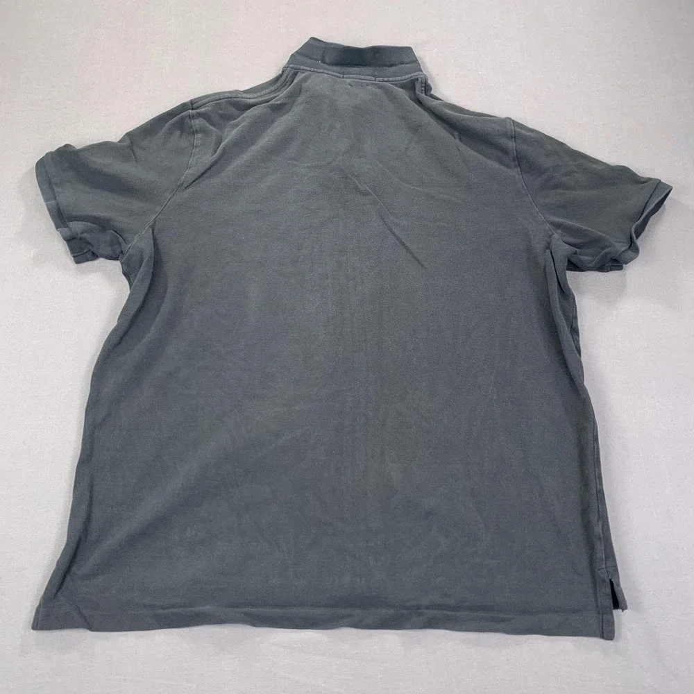 Polo Ralph Lauren Polo Shirt Mens XXL Black Classic Cotton Embroidered Gray Pony